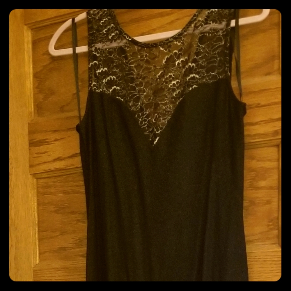 St. John's Black Evening Gown